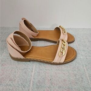 Nicole Miller Stalen Sandals Girls 3M Blush Pink